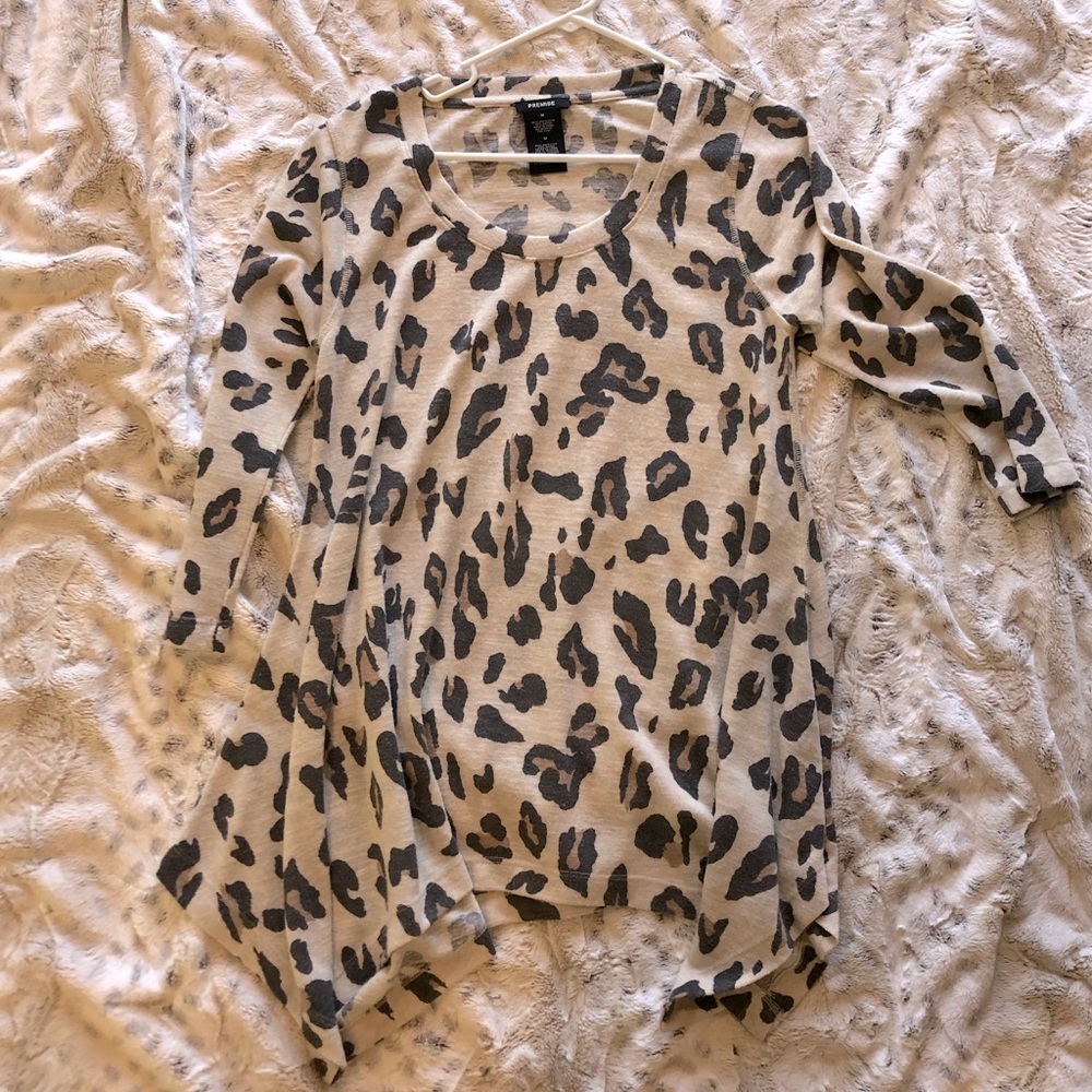 Leopard long sleeve shirt